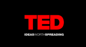 Red and Black Ted Talk Logo