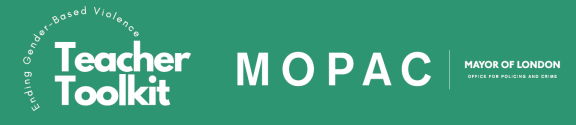 Wordmark logo with green background with text