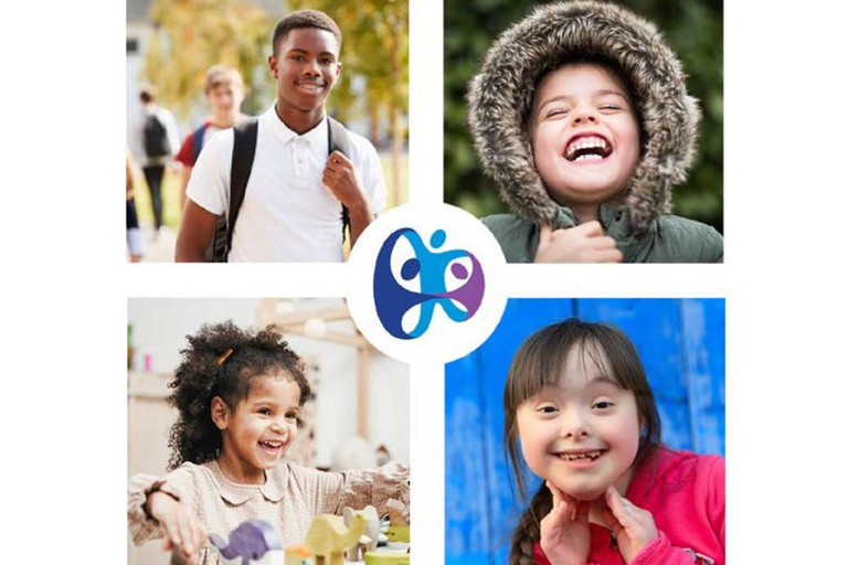 collage of children and young people