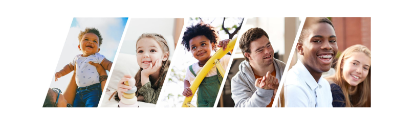 collage of children and young people